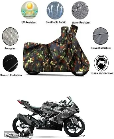 Water Resistant Polyester Bike Cover For TVS Apache RR 310