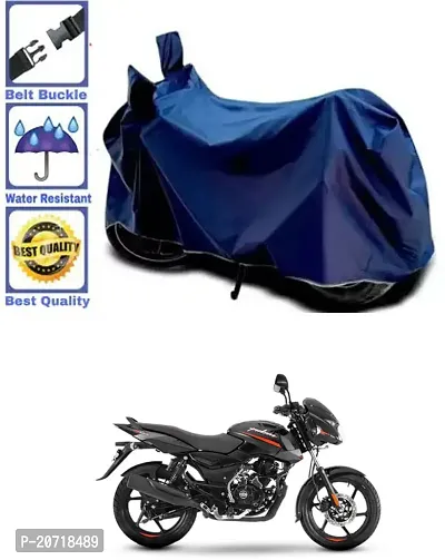 RONISH Waterproof Bike Cover/Two Wheeler Cover/Motorcycle Cover (Navy Blue) For Bajaj Pulsar 125 Neon