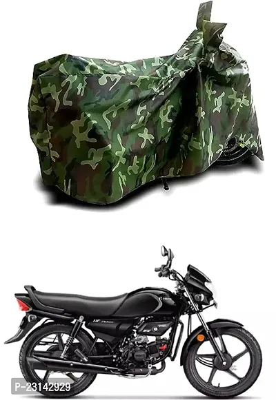 RONISH Dust Proof Two Wheeler Cover (Multicolor) For Hero HF Deluxe_a28
