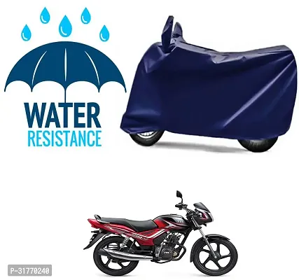 Splendid Waterproof Polyester Two Wheeler Cover Suitable For TVS All Bike Models-thumb0