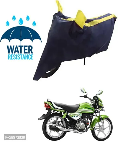 Stylish Waterproof Two Wheeler Cover For Hero HF Deluxe Eco Motorcycle-thumb0