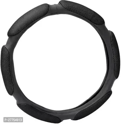 Car Steering Cover Black 6G Skidproof For Universal For Car Hummer H3-thumb3