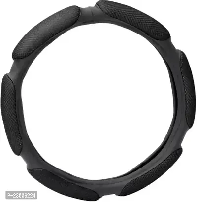 Car Better Grip Black Steering Wheel Cover (Slip-in) For Tata Tigor Facelift-thumb4