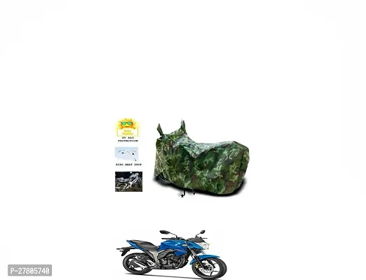 Designer Bike Body Cover Jungle Green For Suzuki Gixxer