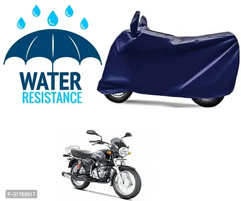 Splendid Waterproof Polyester Two Wheeler Cover Suitable For Bajaj Boxer Bikes-thumb0