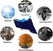 RONISH 100% Water Resistant Blue Two Wheeler Cover for DTS-i-thumb1