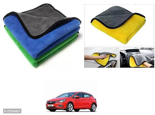 Car Cleaning Microfiber Cloth Pack Of 2 Multicolor For Universal For Hatchback Astra-thumb0