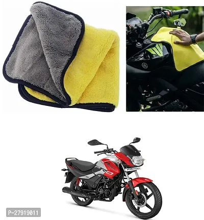 Stylish Bike Cleaning Cloth For Hero Passion Pro i3S-thumb0