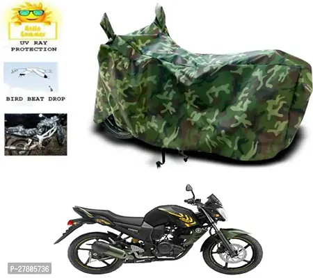 Designer Bike Body Cover Jungle Green For Yamaha Fz