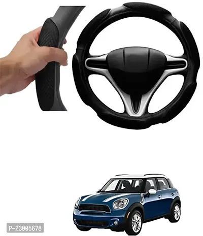 Car Better Grip Black Steering Wheel Cover (Slip-in) For Universal For Car Countryman Coupe