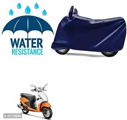 Splendid Waterproof Polyester Two Wheeler Cover Suitable For Hero Pleasure Bikes