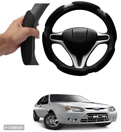 Car Better Grip Black Steering Wheel Cover (Slip-in) For Ford Ikon-thumb0