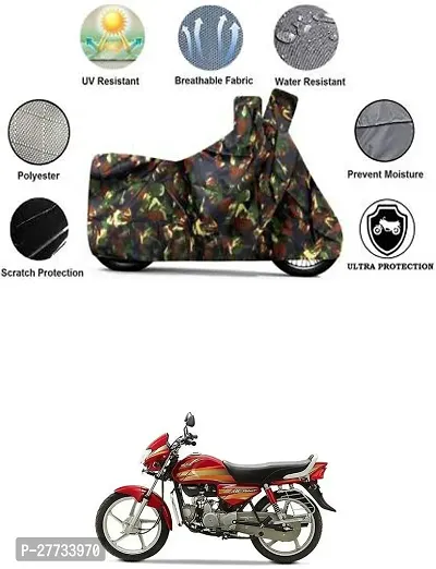 Durable and Water Resistant Polyester Bike Cover For Hero HF Deluxe