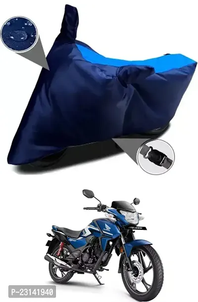 RONISH Waterproof Two Wheeler Cover (Black,Blue) For Honda SP 125_t74-thumb0