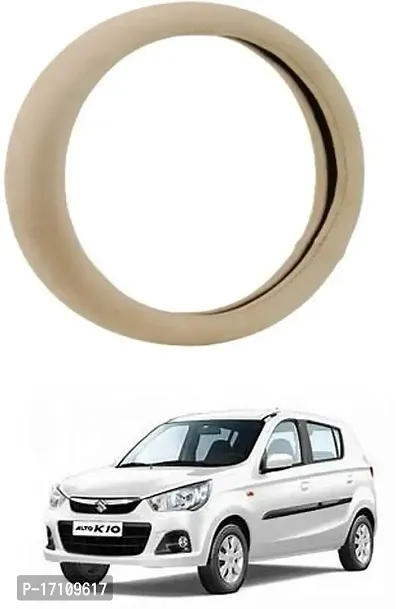 Car Stering Cover Round Beige For Alto K10-thumb0