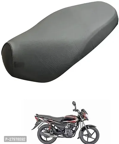 Two Wheeler Seat Cover Black For Bajaj Platina-thumb0