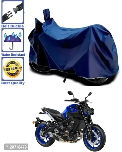 RONISH Waterproof Bike Cover/Two Wheeler Cover/Motorcycle Cover (Navy Blue) For Yamaha MT 09