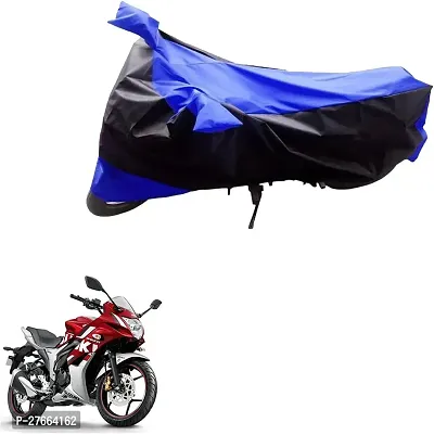 Stylish Blue Nylon Suzuki Gixxer Bike Cover