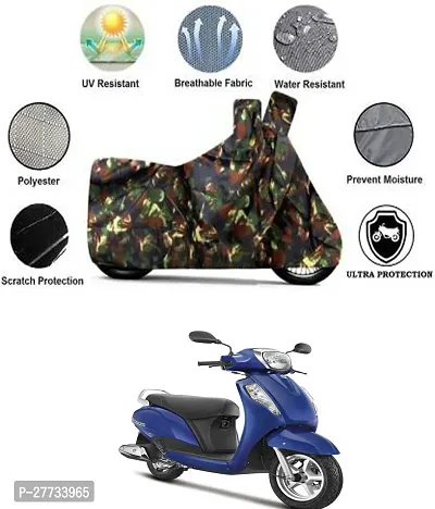 Durable and Water Resistant Polyester Bike Cover For Suzuki New Access 125