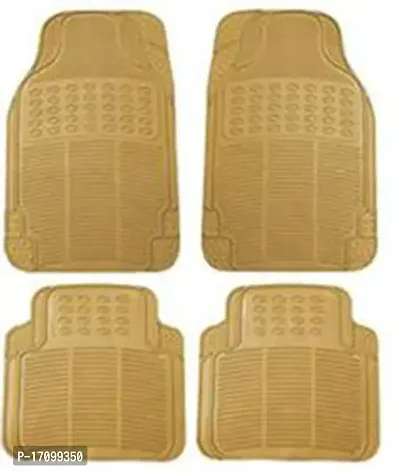 RONISH Beige Rubber Car Floor Mat for Cynos