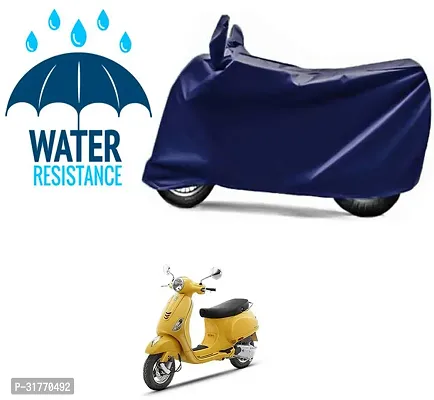 Splendid Waterproof Polyester Two Wheeler Cover Suitable For Vespa All Bike Models-thumb0