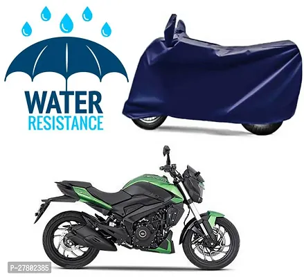 Designer Bike Body Cover Navy Blue For Bajaj Dominar