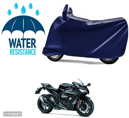 Designer Bike Body Cover Navy Blue For Kawasaki Ninja Zx-10R