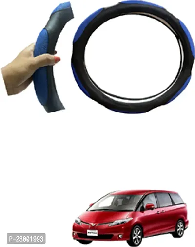 RONISH Car Steeing Cover/Black,Blue Steering Cover For Toyota Estima