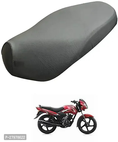 Two Wheeler Seat Cover Black For Tvs Star Sport-thumb0