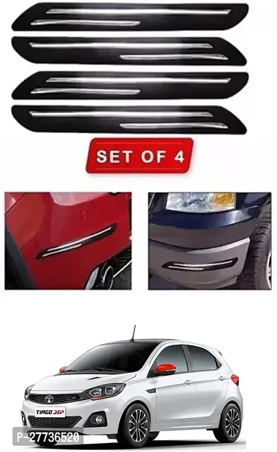 Protective Silicone Car Bumper Protector Guard For Tata Tiago JTP-Pack Of 4