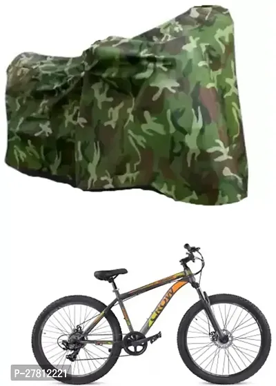 Designer Cycle Cover Green Jungle For Crow Meridian 7