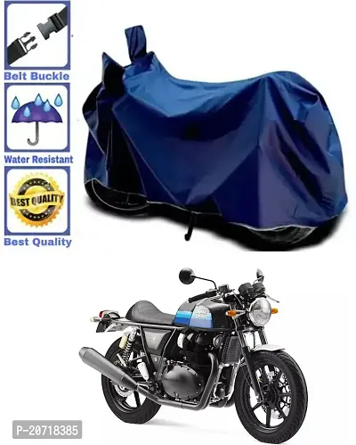 RONISH Waterproof Bike Cover/Two Wheeler Cover/Motorcycle Cover (Navy Blue) For Royal Enfield Continental GT 650