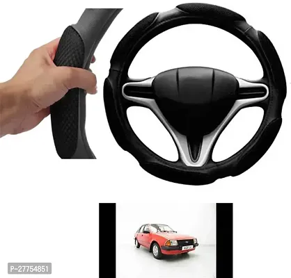 Car Steering Cover Black 6G Skidproof For Ford Escort