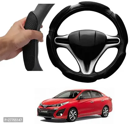 Car Steering Cover Black 6G Skidproof For Toyota Vios