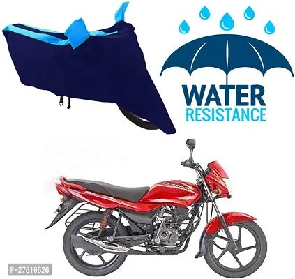 Classic Bike Body Cover Blue For Bajaj Platina 100 DTS-i-thumb0