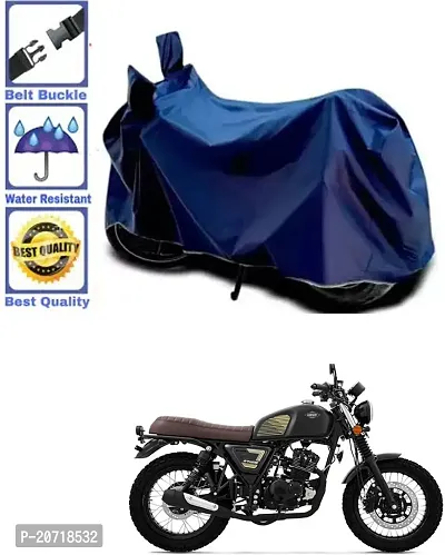 RONISH Waterproof Bike Cover/Two Wheeler Cover/Motorcycle Cover (Navy Blue) For Keeway SR 125