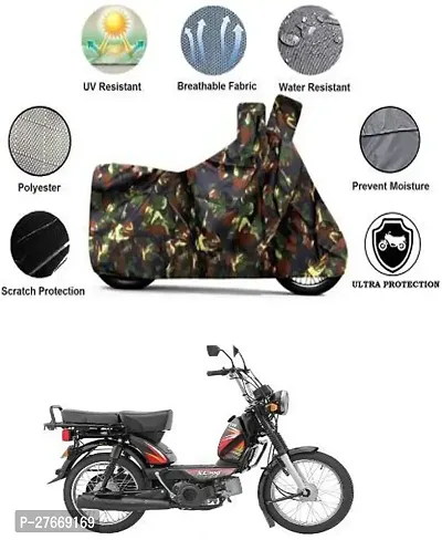 Water Resistant Polyester Bike Cover For TVS XL 100