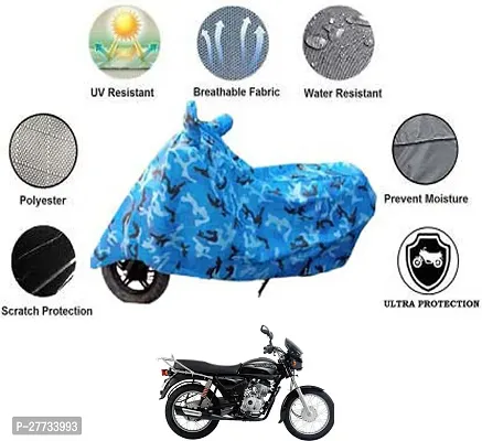 Durable and Water Resistant Polyester Bike Cover For Bajaj Boxer BM 150