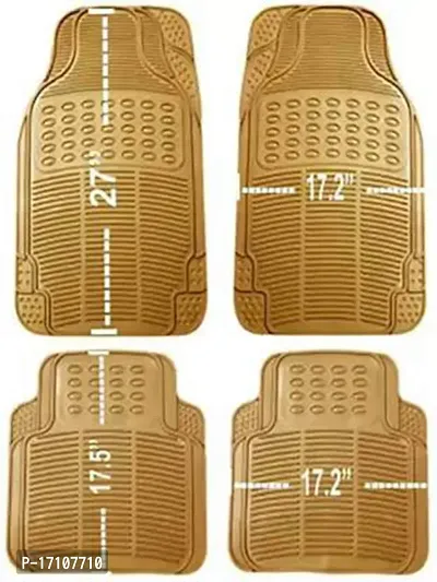 RONISH Beige Rubber Car Floor Mat for Palisade-thumb3