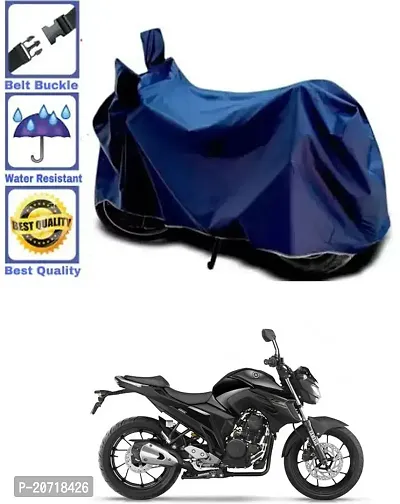 RONISH Waterproof Bike Cover/Two Wheeler Cover/Motorcycle Cover (Navy Blue) For Yamaha FZ 25