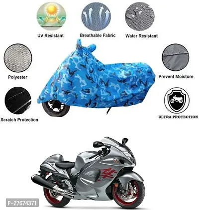 Dust and Water Resistant  Polyester Suzuki Hayabusa Bike Cover