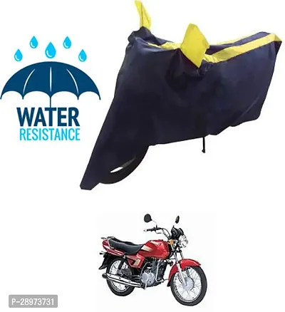 Stylish Waterproof Two Wheeler Cover For Suzuki Heat Motorcycle-thumb0