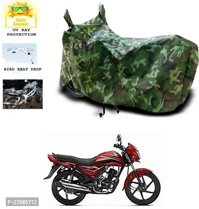 Designer Bike Body Cover Jungle Green For Honda Dream Neo