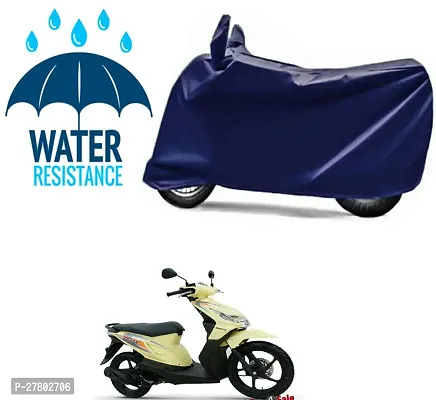 Designer Bike Body Cover Navy Blue For Honda Beat