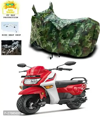 Designer Bike Body Cover Jungle Green For Honda Cliq