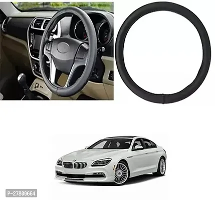 Designer Car Steering Cover Round Black For Bmw Alpina B6