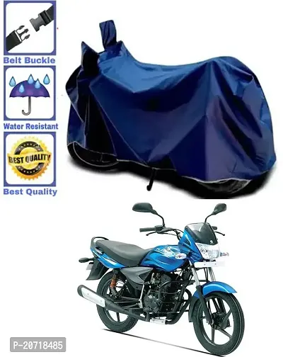 RONISH Waterproof Bike Cover/Two Wheeler Cover/Motorcycle Cover (Navy Blue) For Bajaj Platina 125