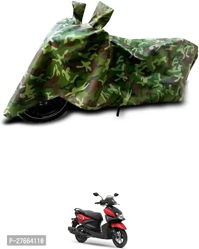 Stylish Multicoloured Polyester Yamaha Ray ZR Bike Cover