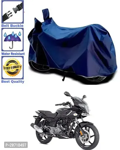 RONISH Waterproof Bike Cover/Two Wheeler Cover/Motorcycle Cover (Navy Blue) For Bajaj Pulsar 180F