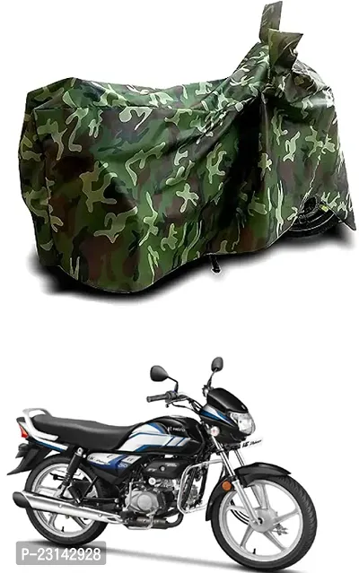 RONISH Dust Proof Two Wheeler Cover (Multicolor) For Hero HF Deluxe_a27-thumb0